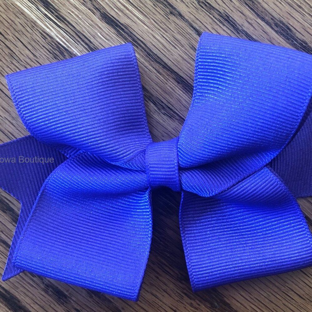 ***** Medium Purple 4" Sweet and Simple Bow  4B2294  Handmade NWT Boutique